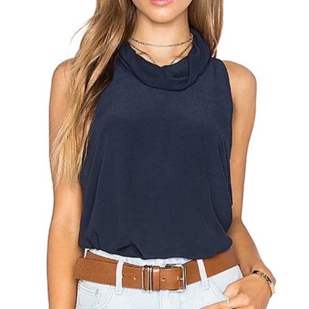 Free People Cowl Neck Top SZ Small